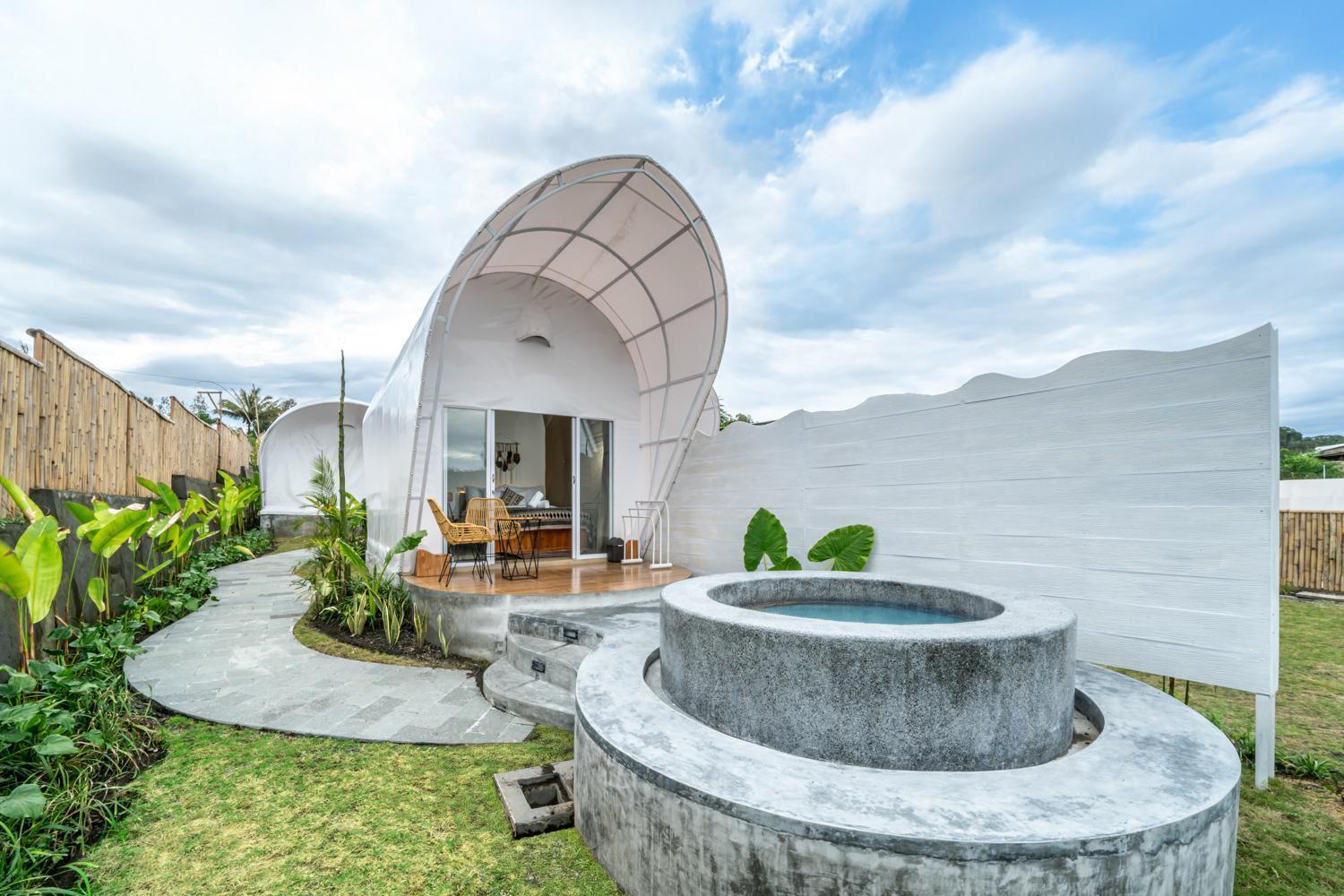The Dewi Kintamani Luxury Glamping And Natural Hotspring Exterior photo